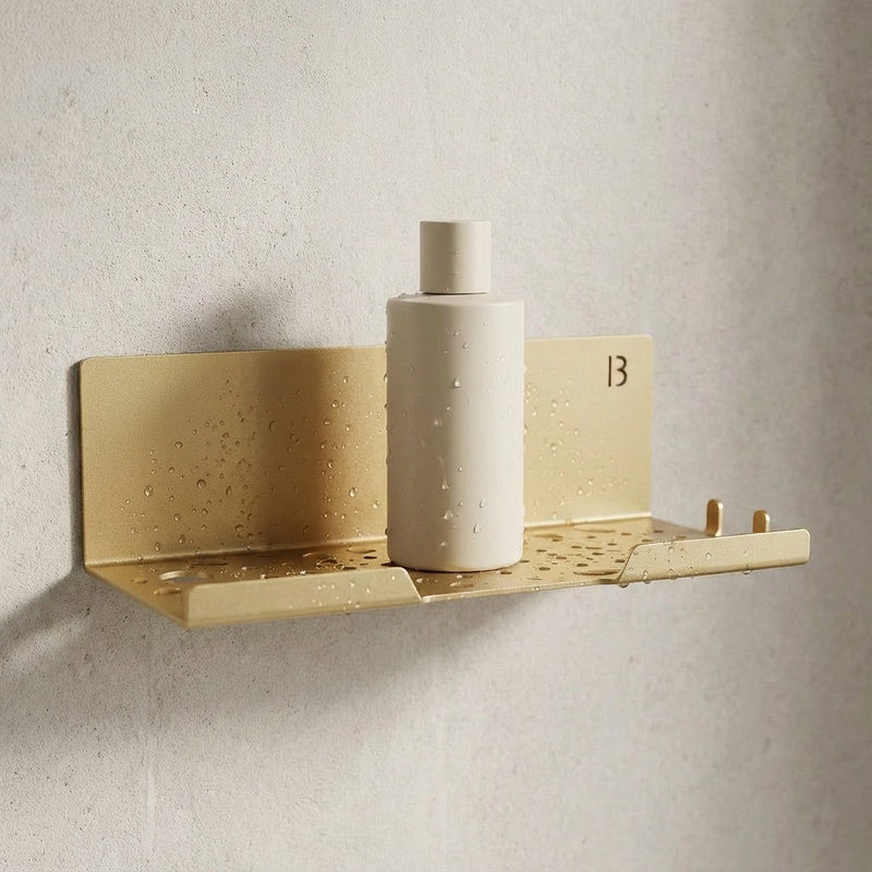 Étagère de douche murale WellCare avec flacons de soin