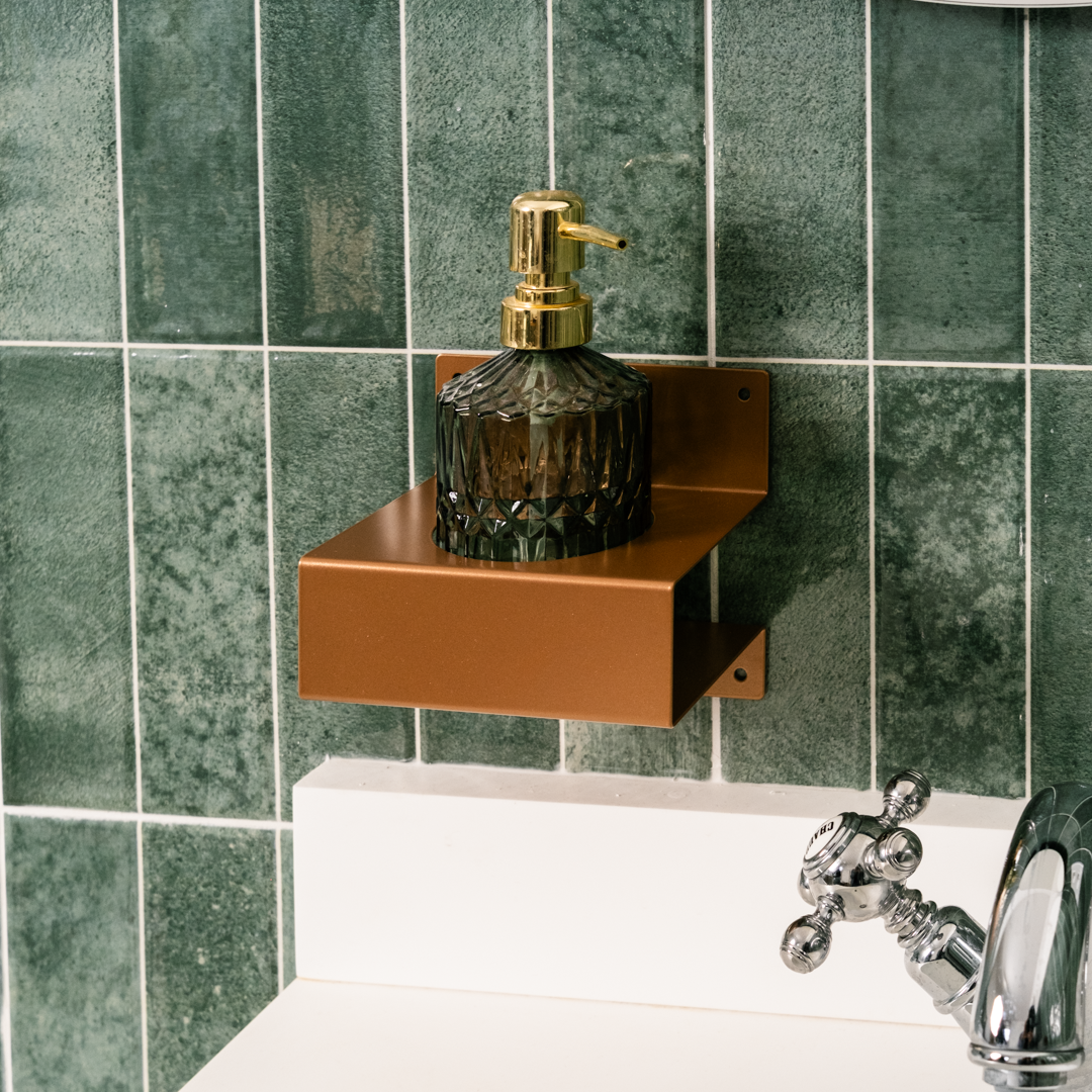 support flacon mural sans perçage