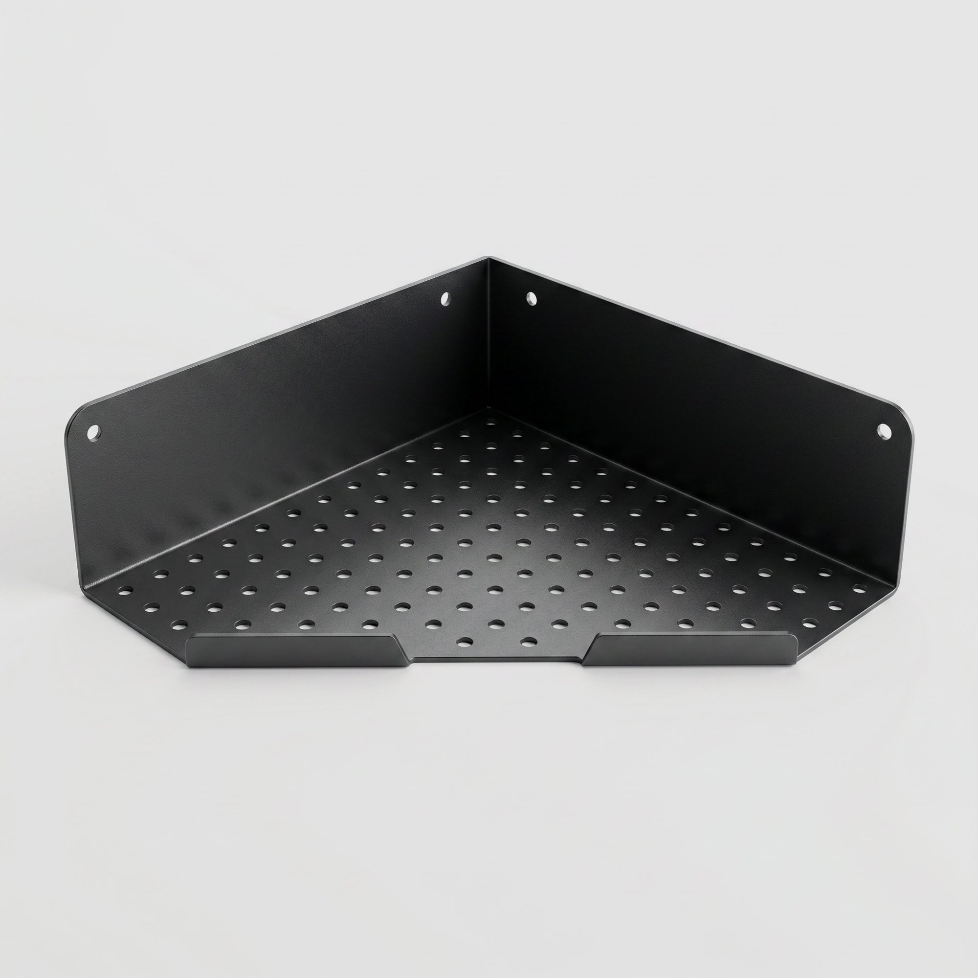 Étagère d'Angle de Douche noire