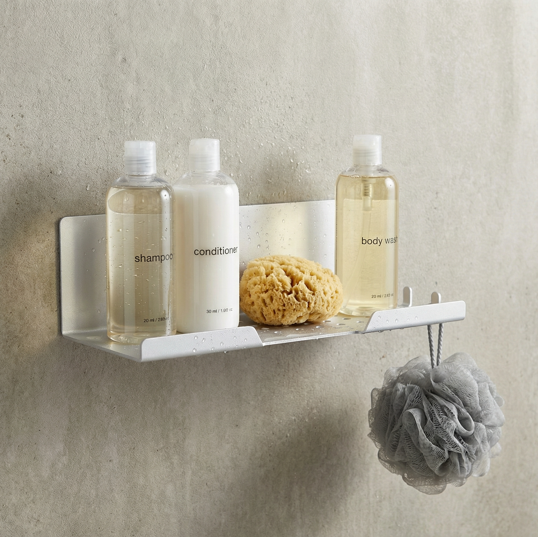 étagère salle de bain adhésif murale