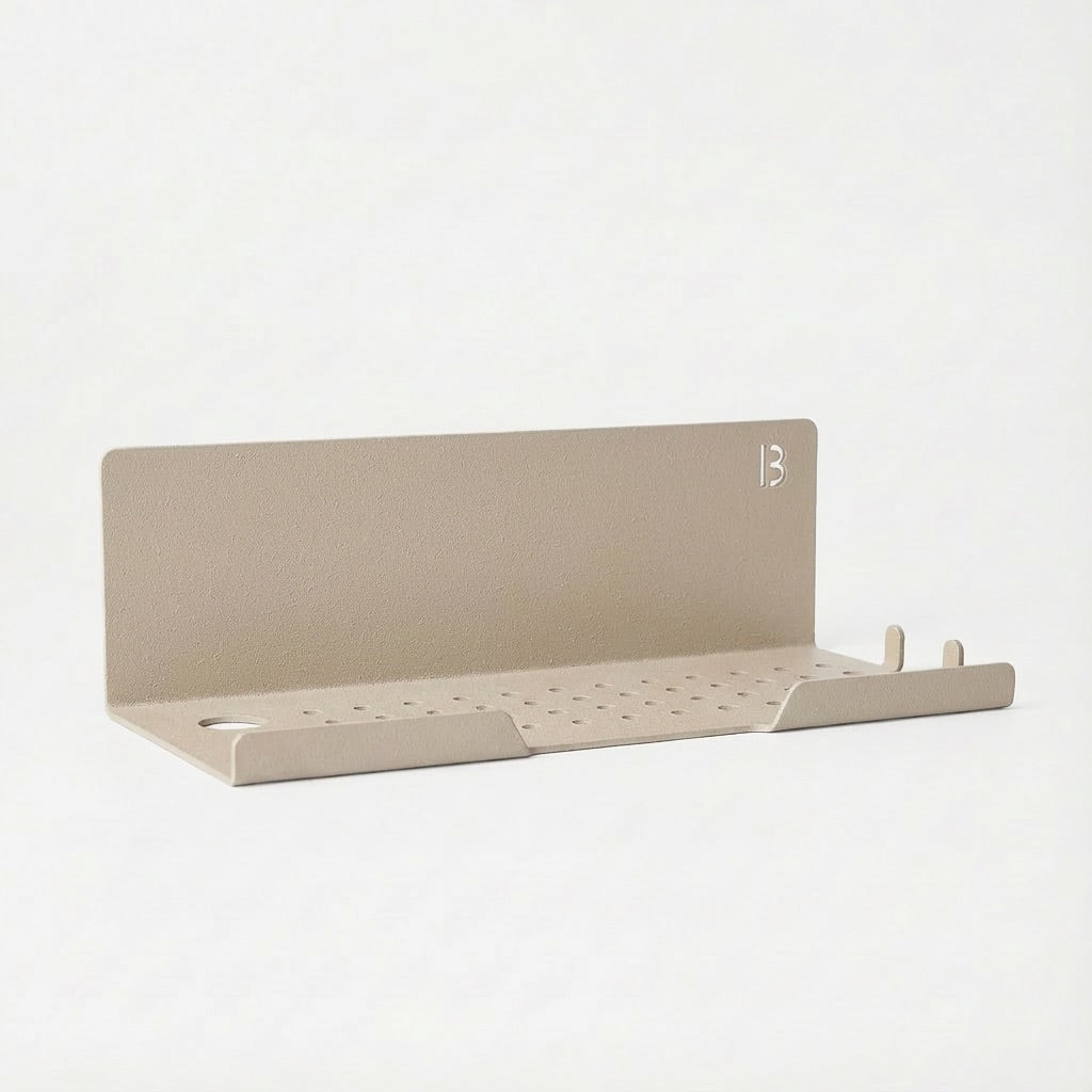 Étagère de Douche Murale taupe beige