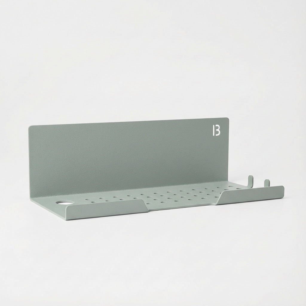 Étagère de Douche Murale vert 