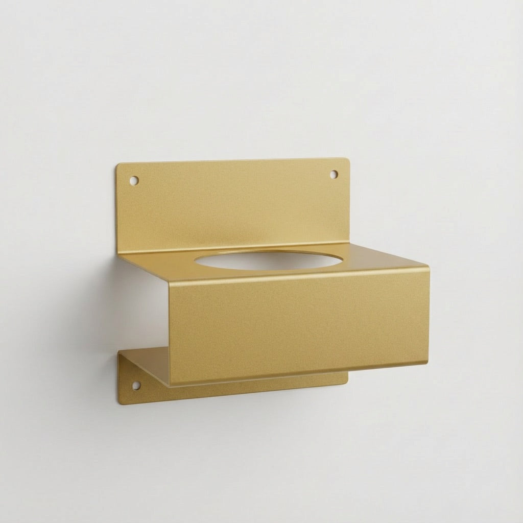 Wandmontierter Flaschenhalter