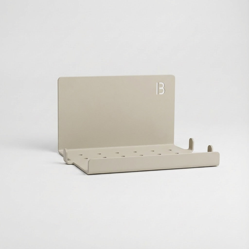 Porte Savon Mural beige taupe