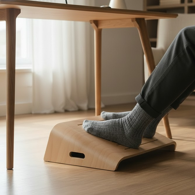 Repose pied ergonomique poste de travail 